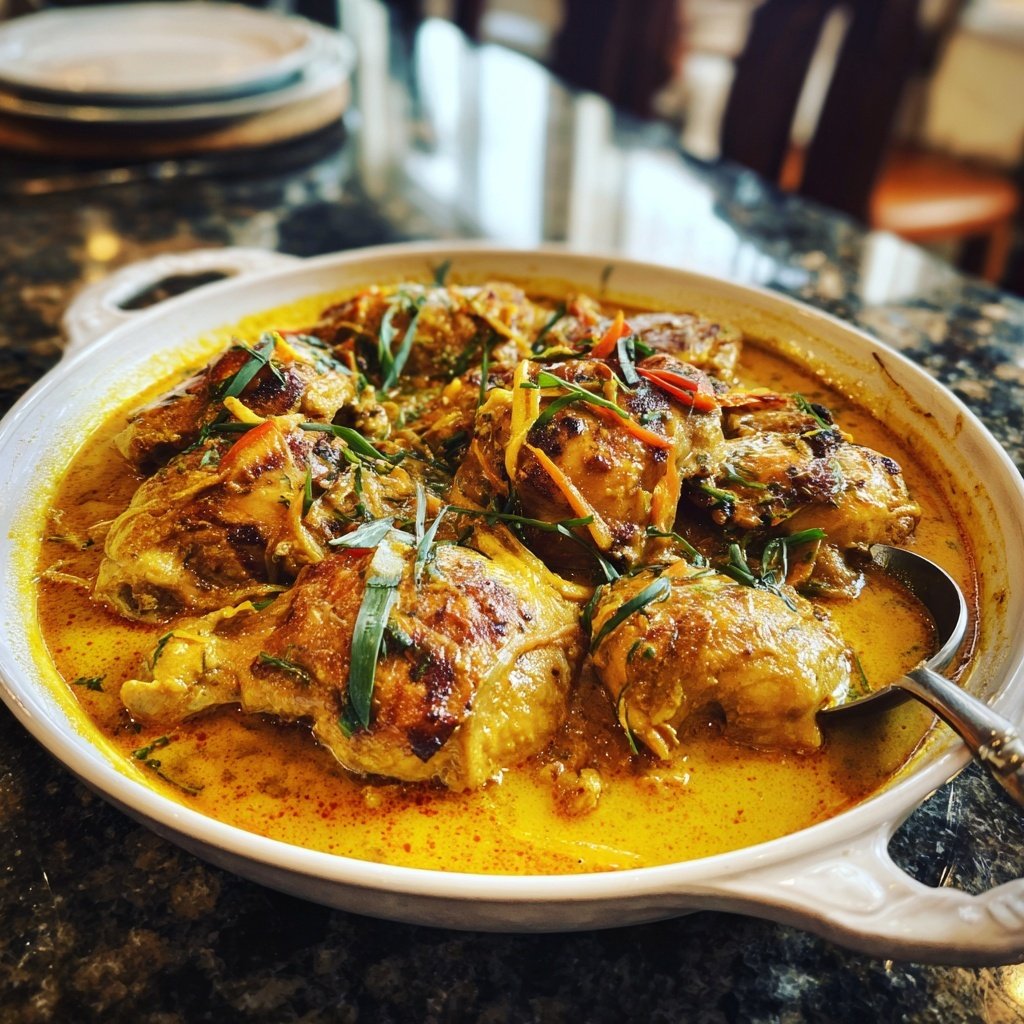 Coconut Curry Chicken Thighs