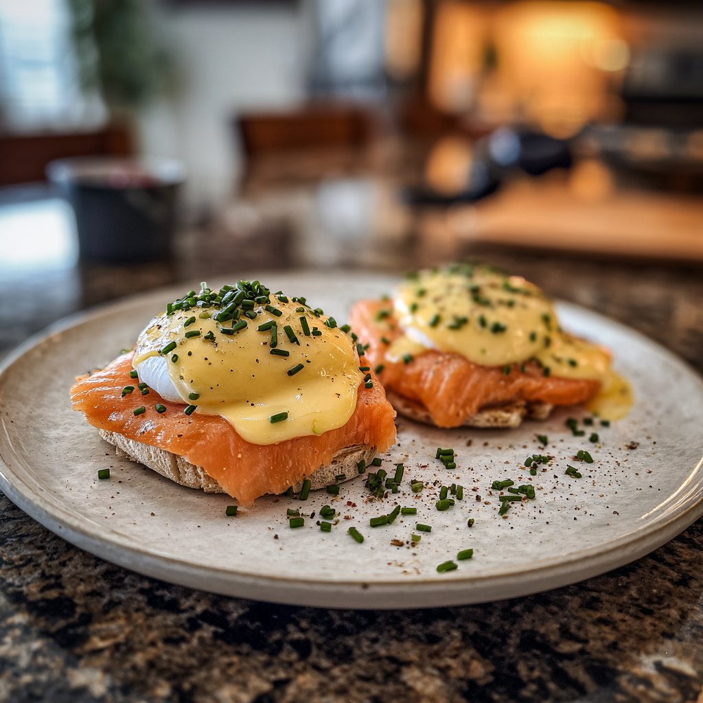 Salmon and Eggs Benedict