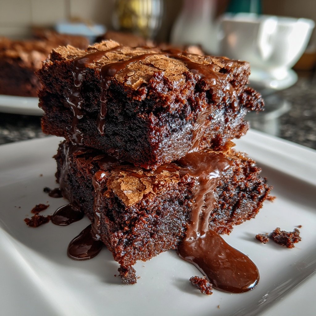Dessert Chocolate Fudge Brownies