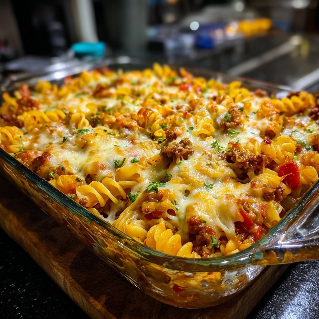 Comforting Taco Pasta Bake