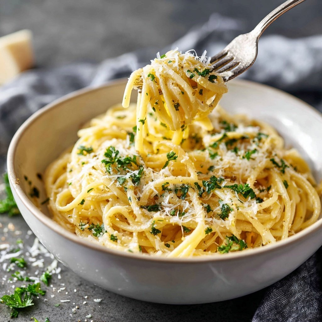 Quick Garlic Butter Pasta