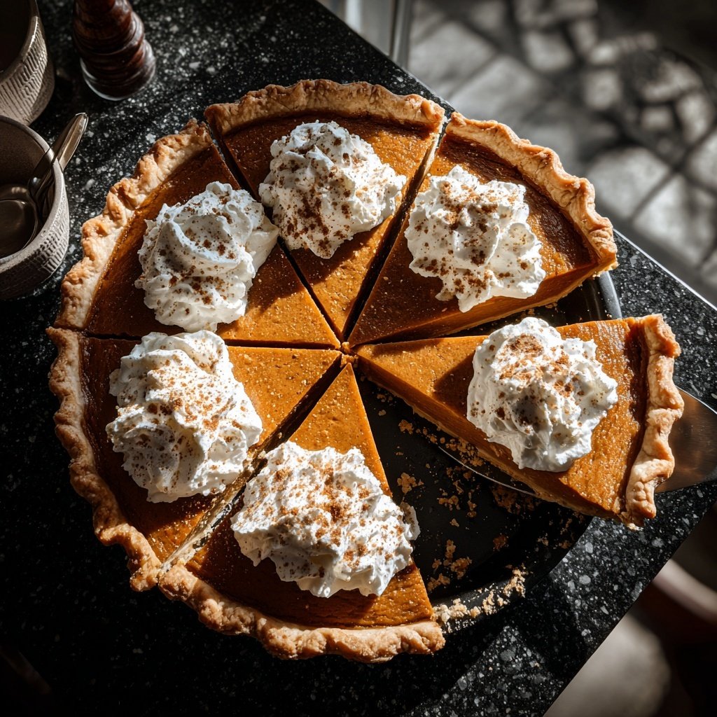 Festive Spiced Pumpkin Pie