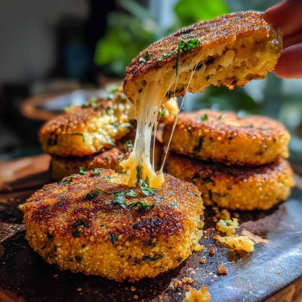 Crispy Quinoa Chicken Patties